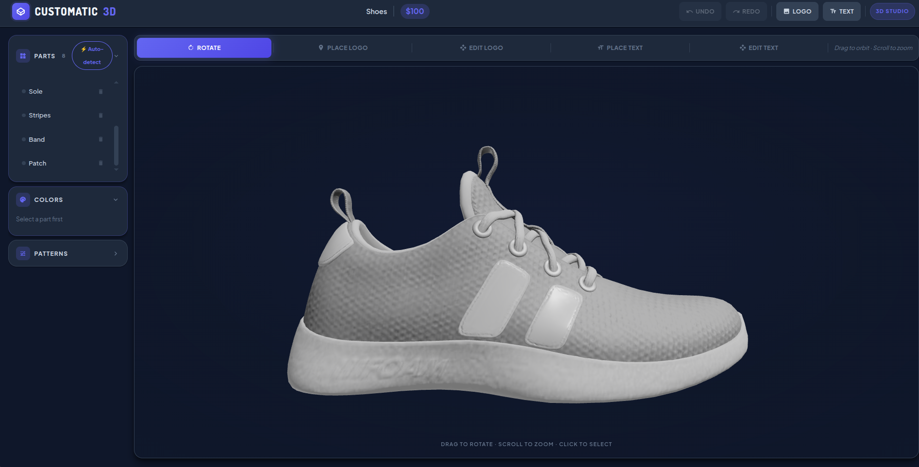 3D configurator part mapping